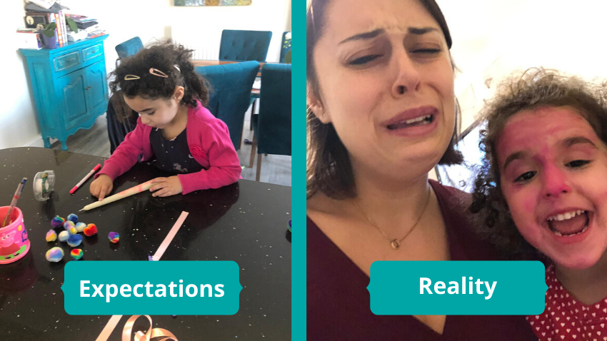 Expectations vs reality Expectations vs reality